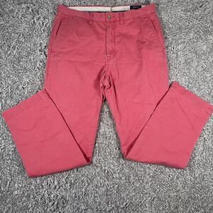 Polo Ralph Lauren Classic Cotton Twill Chino Pants Men’s 34/32 Pink Preppy Golf